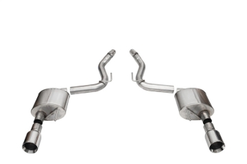 Picture of Corsa 2024+ Ford Mustang GT Sport Axle-Back Dual Rear Exit with 4.5in Straight Cut Polished Tips