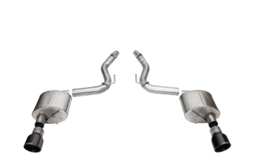 Picture of Corsa 2024+ Ford Mustang GT Sport Axle-Back Dual Rear Exit with 4.5in Black PVD Pro-Series Tips
