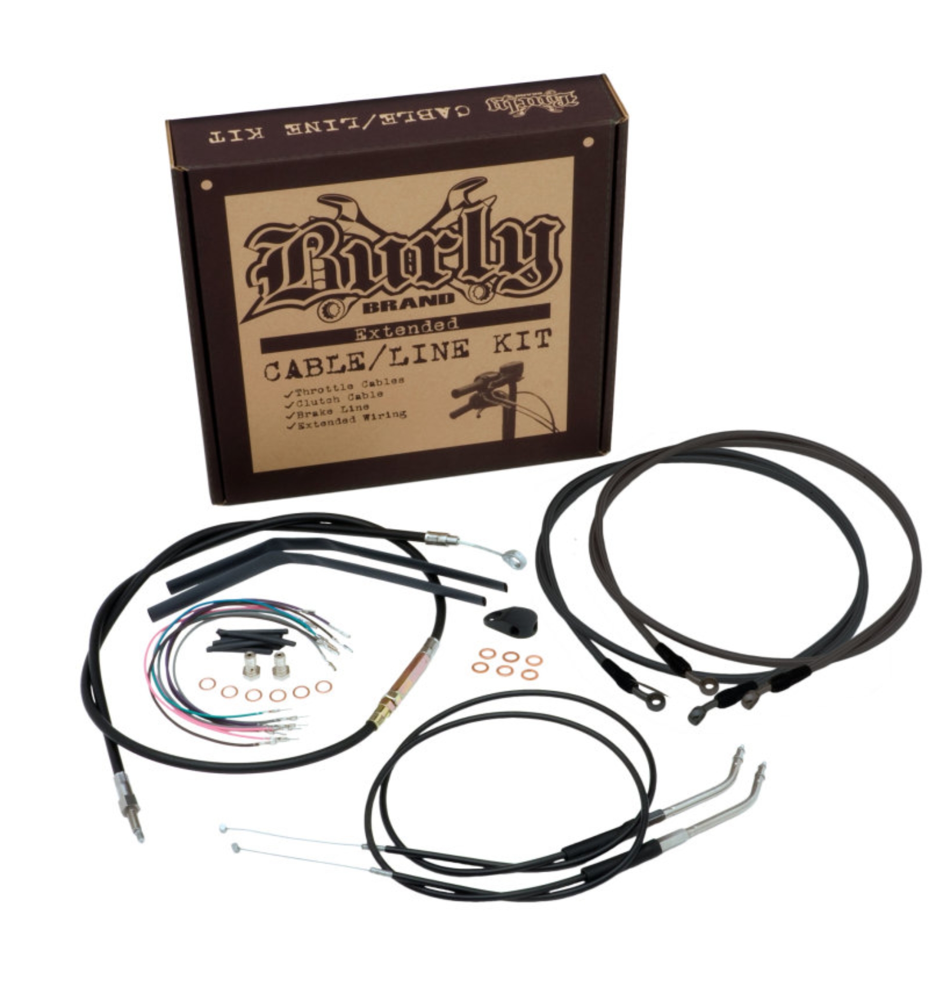 Picture of Burly Brand Control Kit 14in T-Bar Black