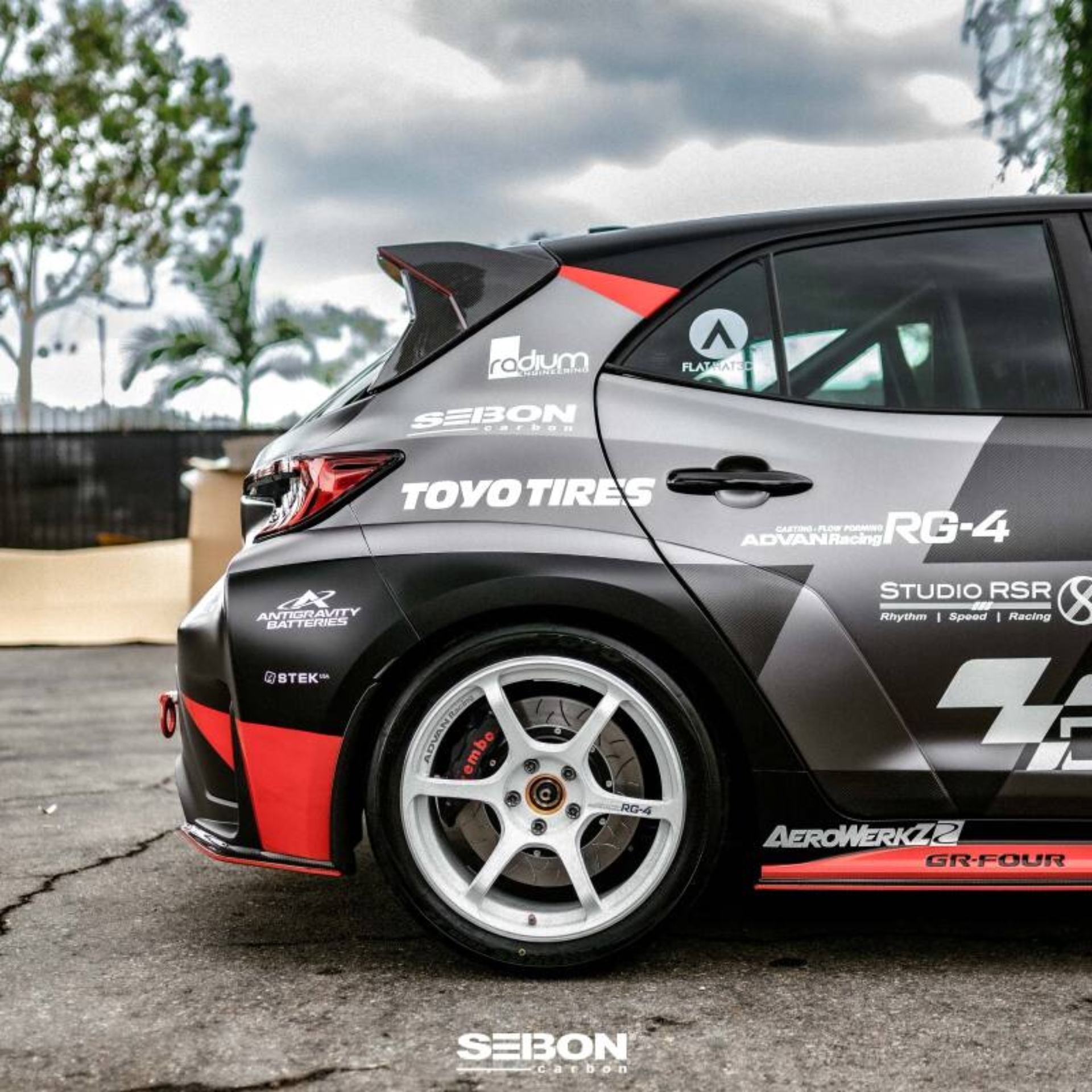 Picture of Seibon 2023+ Toyota GR Corolla MB-Style Carbon Fiber Rear Lip