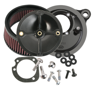 Picture of S&S Cycle 01-15 Fuel-Injector Softail Models Stealth Air Cleaner Kit w/o Cover