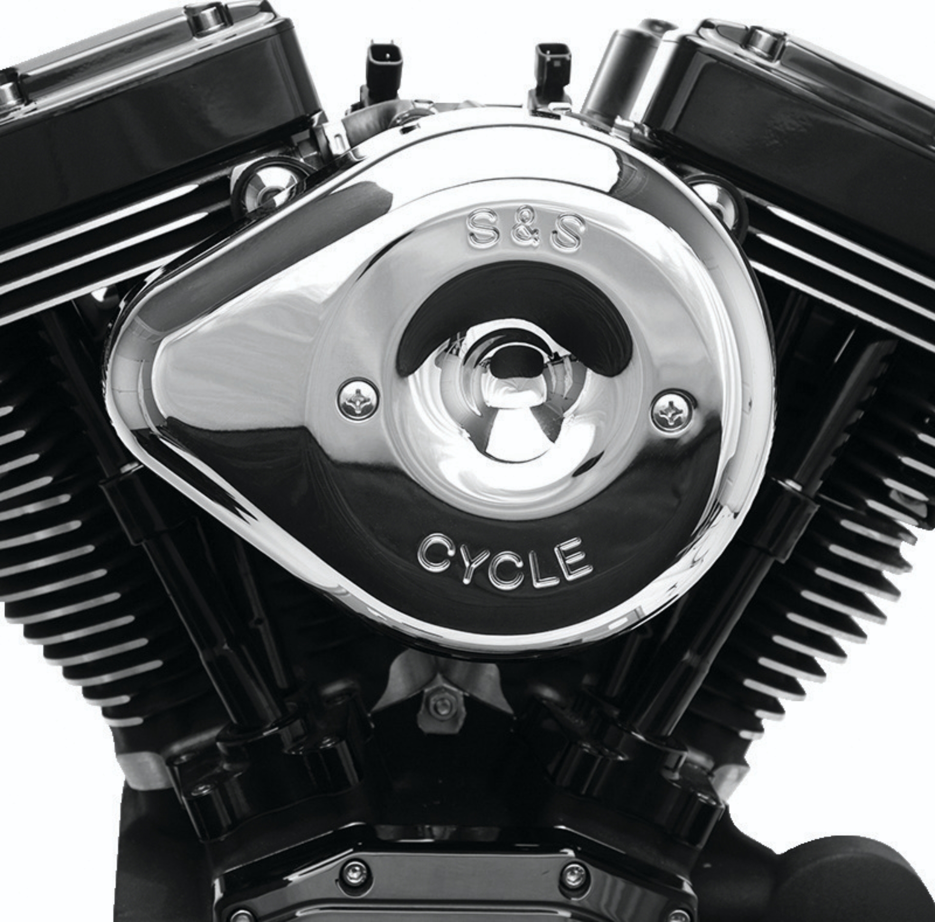 Picture of S&S Cycle 01-15 Fuel-Injected Softail Stealth Air Cleaner Kit w/ Chrome Teardrop Cover
