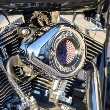 Picture of S&S Cycle 01-17 BT Stealth Air Stinger Kit w/ Chrome Teardrop
