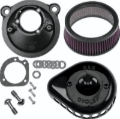 Picture of S&S Cycle 2007+ XL Sportster Models Stealth Air Cleaner Kit w/ Gloss Black Mini Teardrop Cover