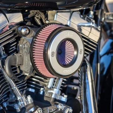 Picture of S&S Cycle 08-16 Touring/16-17 Softail Stealth Air Stinger Kit w/ S&S Ring