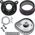 Picture of S&S Cycle 08-17 Touring/16-17 Softail Models Stealth Air Cleaner Kit w/ Chrome Mini Teardrop Cover