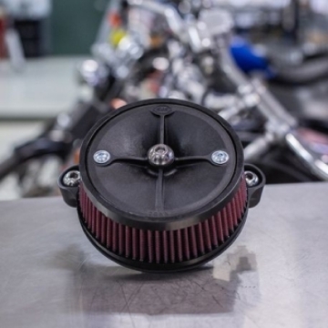 Picture of S&S Cycle 2017+ M8 Models Stealth Air Cleaner Kit w/o Cover