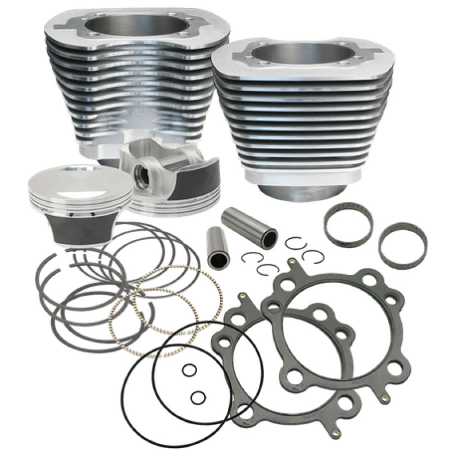 Picture of S&S Cycle 07-17 BT 106in Big Bore Cylinder Kit - Silver