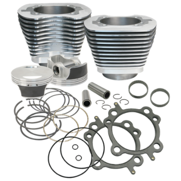 Picture of S&S Cycle 07-17 BT 106in Big Bore Cylinder Kit - Silver
