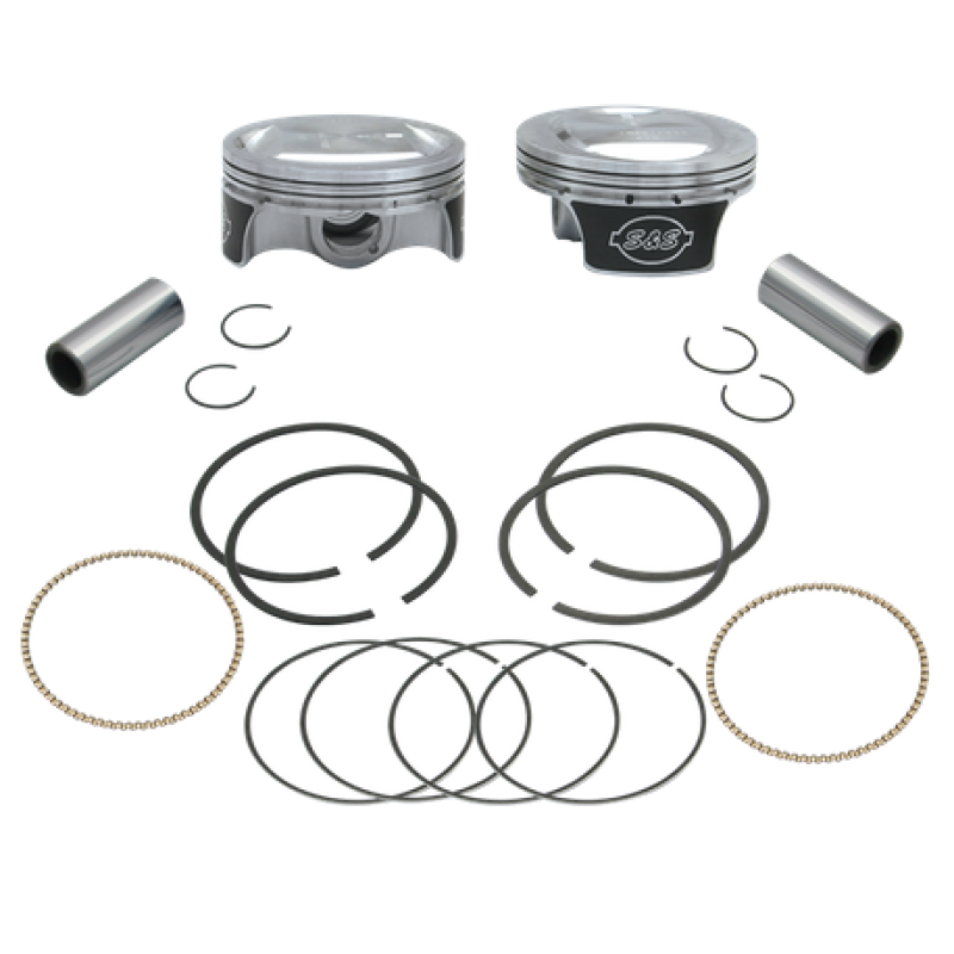 Picture of S&S Cycle 2017+ M8 Models 4.320in Bore Piston Ring Set - 2 Pack