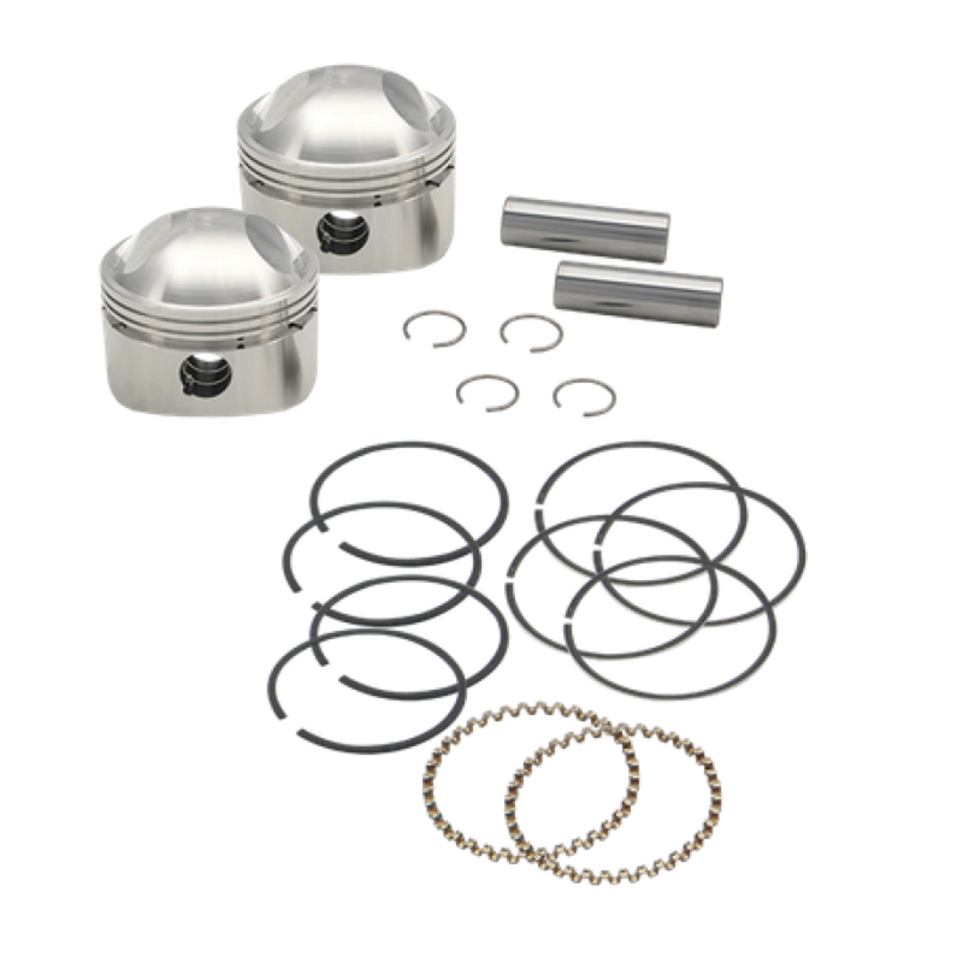 Picture of S&S Cycle 36-84 BT 3-7/16in x Up To 4-3/4in Stroke HC Piston Set - .050in