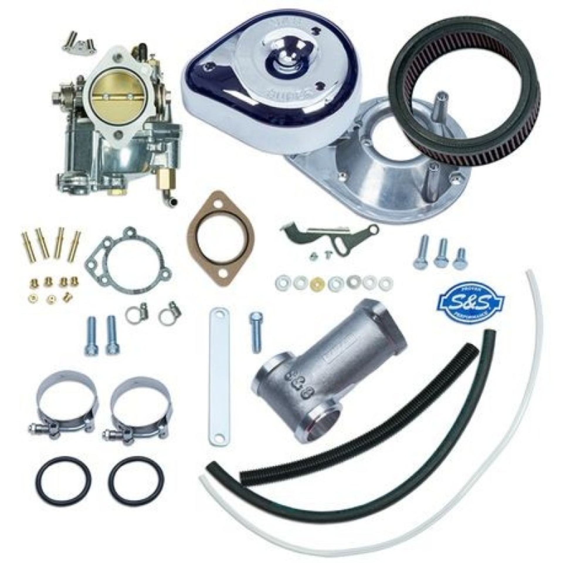 Picture of S&S Cycle 55-65 BT Models Super E Carburetor Kit - Standard Tanks