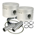 Picture of S&S Cycle 84-99 BT w/ Stock Heads Standard 80in Cast Flat-Topped Replacement Piston Kit