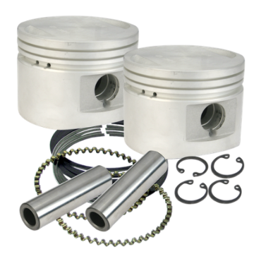 Picture of S&S Cycle 84-99 BT w/ Stock Heads Standard 80in Cast Flat-Topped Replacement Piston Kit