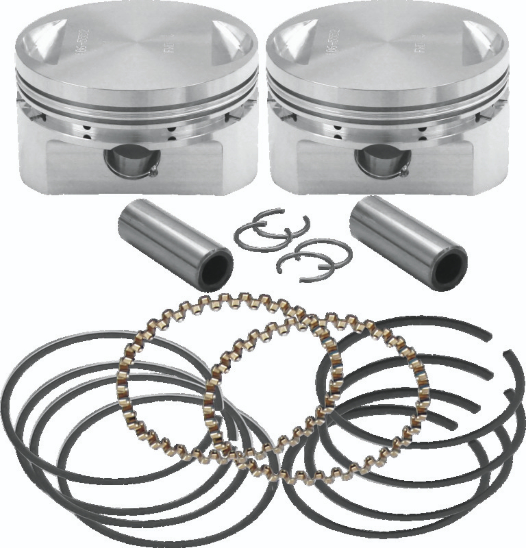 Picture of S&S Cycle 84-99 BT 3-1/2in .010in Bore Forged Stroker Piston Kit