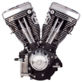 Picture of S&S Cycle 84-99 BT V111 Long Block Engine - Wrinkle Black