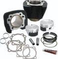 Picture of S&S Cycle 86-19 Sportster Models 883 to 1200cc Conversion Kit - Wrinkle Black