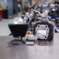 Picture of S&S Cycle 86-19 Sportster Models 883 to 1200cc Conversion Kit - Wrinkle Black