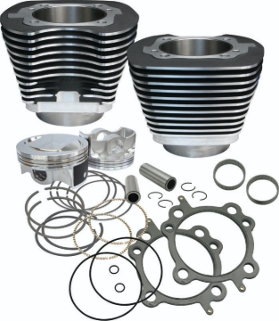 Picture of S&S Cycle 99-06 BT 97in Big Bore Cylinder Kit - Wrinkle Black