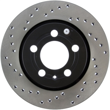 Picture of Sport Cross Drilled Brake Rotor; Rear Right