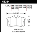 Picture of Hawk Performance HAWK HPS Brake Pad Sets - HB364F.642