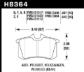 Picture of Hawk Performance HAWK HPS Brake Pad Sets - HB364F.642