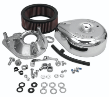 Picture of S&S Cycle 99-06 BT Teardrop Air Cleaner Kit for Super E/G Carb