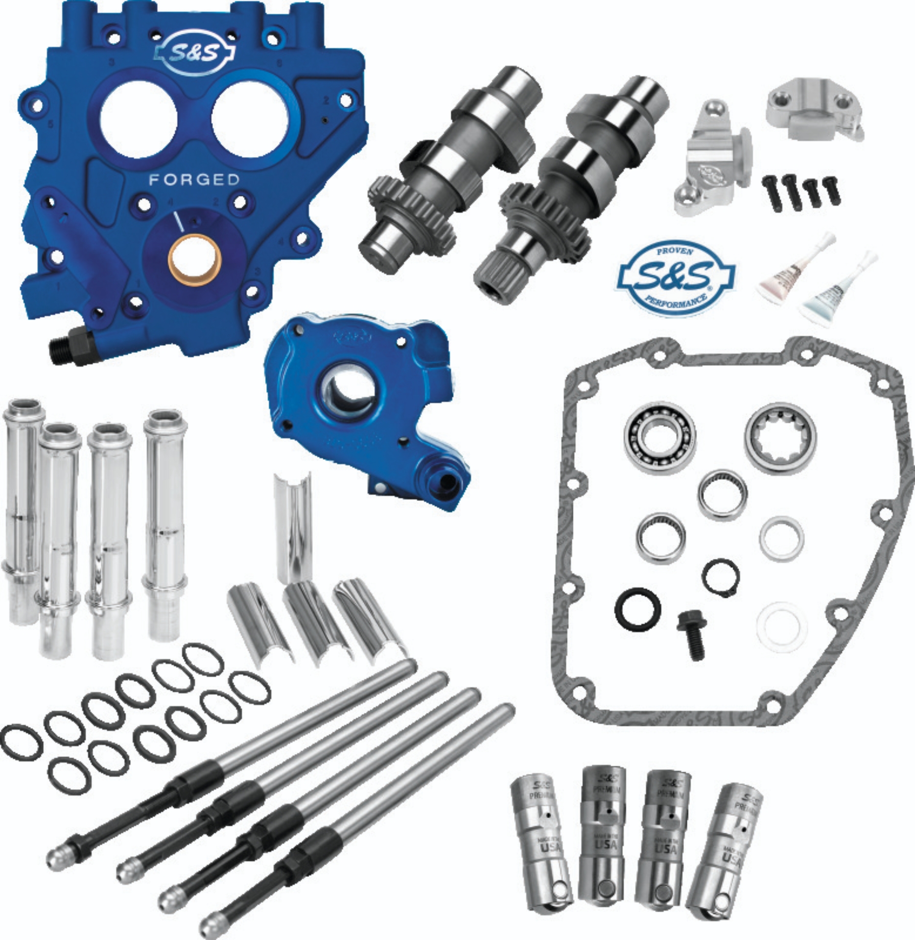 Picture of S&S Cycle 99-06 BT Chain Drive Cam Chest Kit - 509C