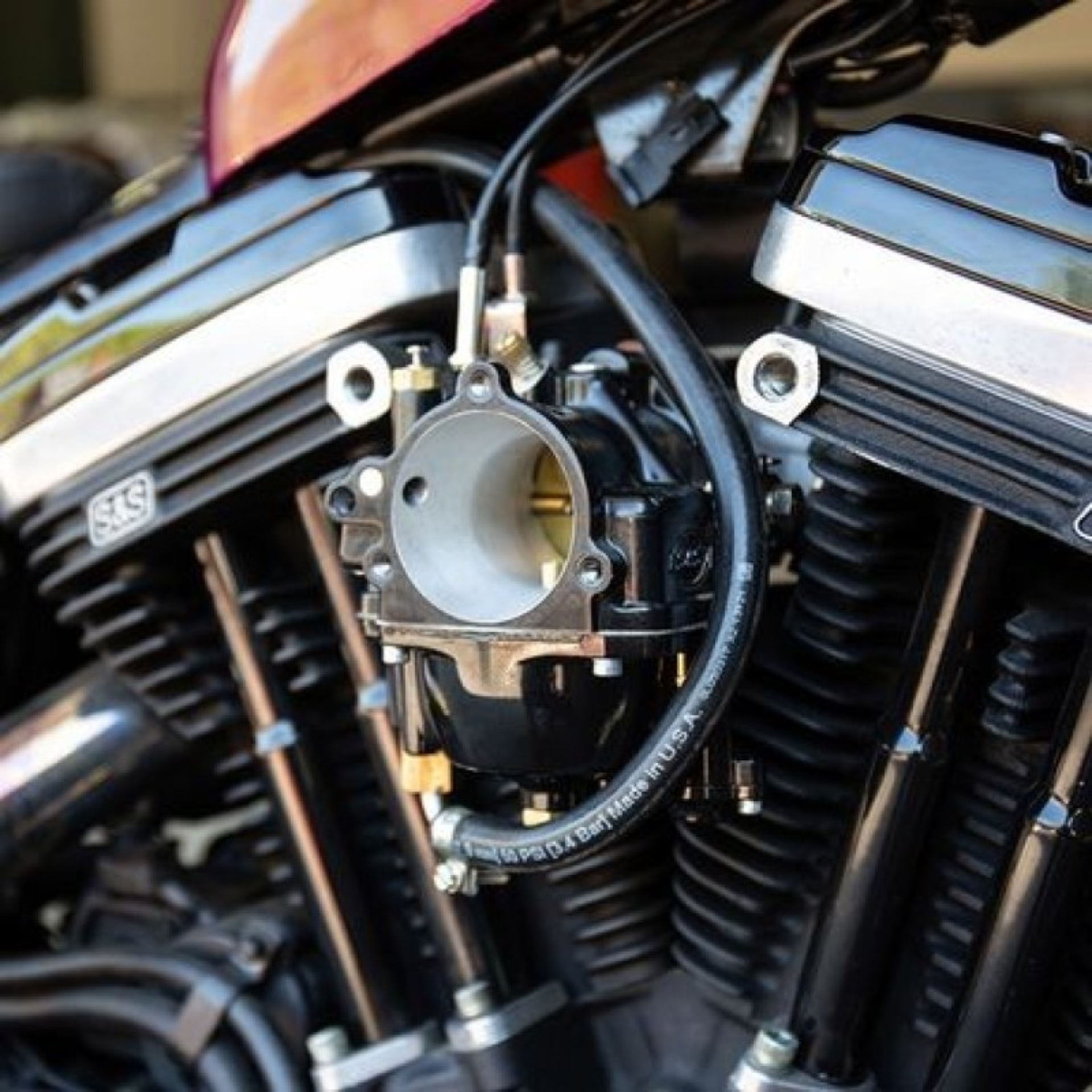 Picture of S&S Cycle Super E Black Carburetor Assembly