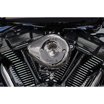 Picture of S&S Cycle Lava Stealth Mini Teardrop Air Cleaner Cover - Chrome
