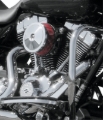 Picture of S&S Cycle Dished Bobber Air Cleaner Cover w/ Machined Highlights  - Chrome