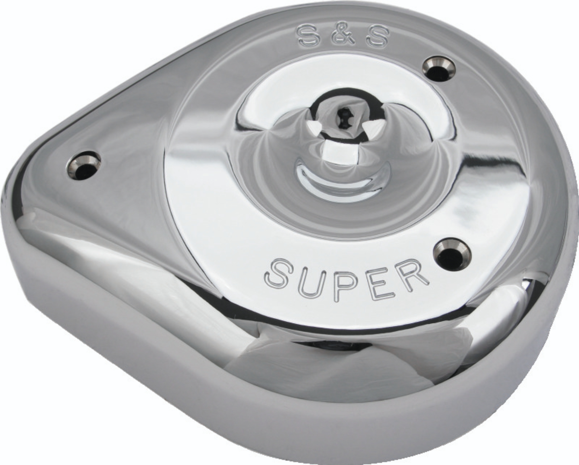 Picture of S&S Cycle Teardrop Chrome Air Cleaner Cover For S&S Super E/G Carbs