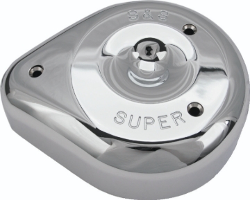 Picture of S&S Cycle Teardrop Chrome Air Cleaner Cover For S&S Super E/G Carbs