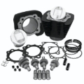 Picture of S&S Cycle 00-21 Sportster Models 1200cc to 1250cc Hooligan Kit - Wrinkle Black