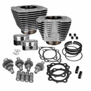 Picture of S&S Cycle 00-21 Sportster Models 883cc to 1200cc Hooligan Kit - Silver