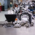 Picture of S&S Cycle 00-21 Sportster Models 1200cc to 1250cc Hooligan Kit - Wrinkle Black