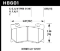 Picture of Hawk 09-12 Infiniti G37 Sport HPS Street Front Brake Pads