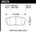 Picture of Hawk Mazda RX-8 / Nissan Track DTC-60 Race Rear Brake Pads
