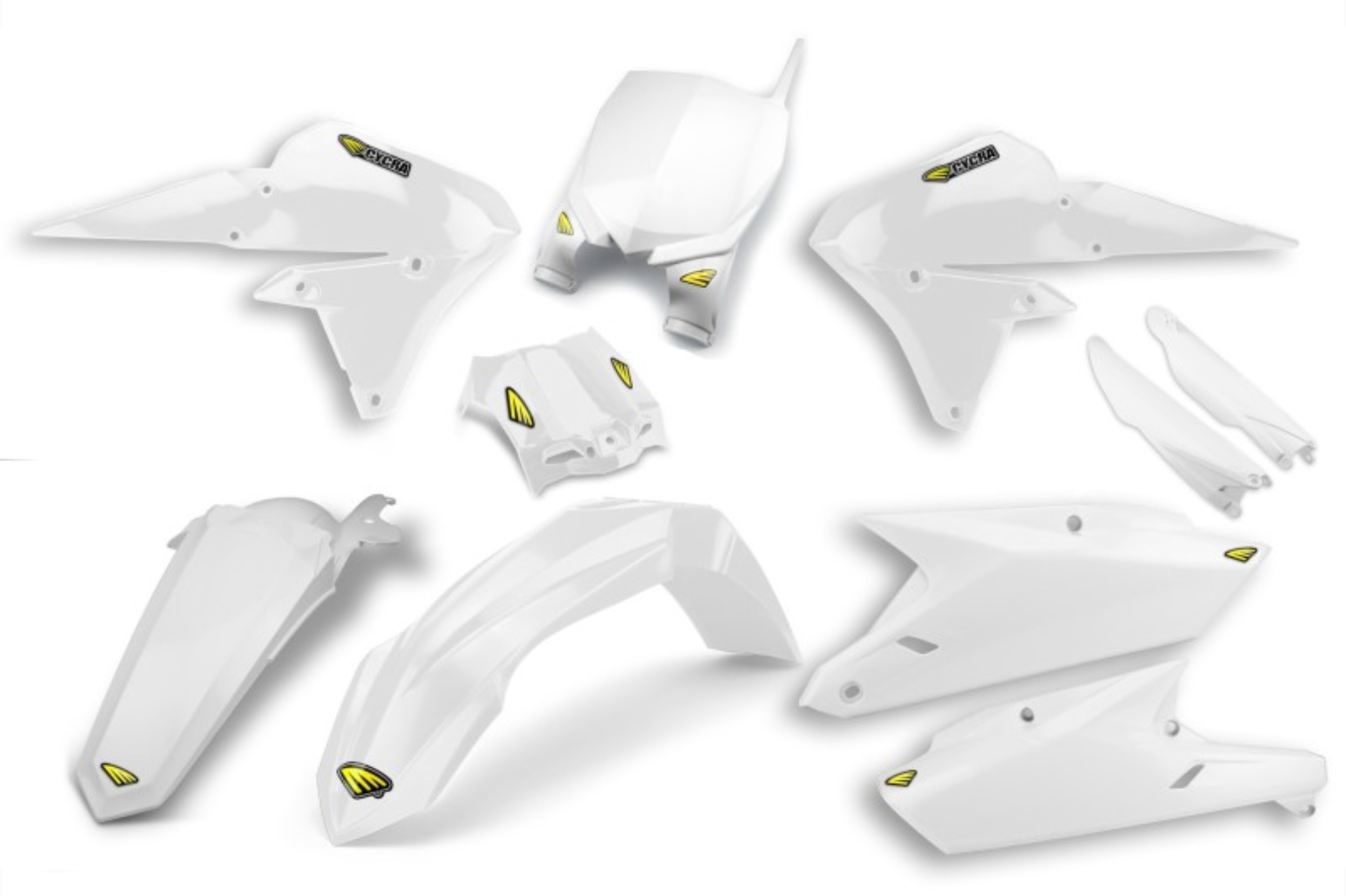 Picture of Cycra 14-18 Yamaha YZ250F-450F Powerflow Body Kit - White