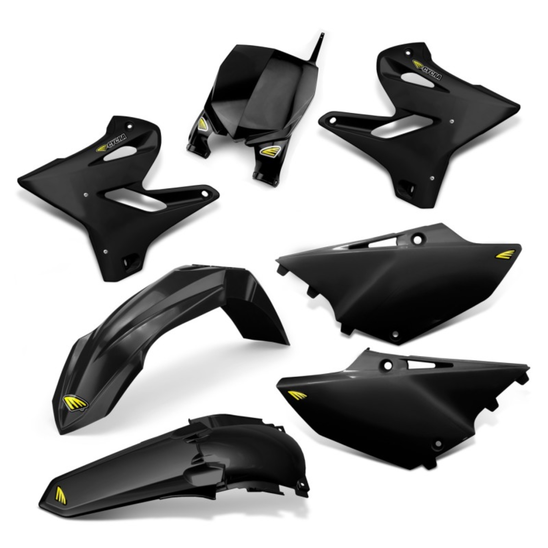 Picture of Cycra 15-22 Yamaha YZ125-250/X Powerflow Body Kit - Black