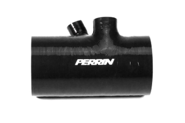 Picture of PERRIN 22-26 Subaru WRX / 20-25 LGT & OBXT Turbo Inlet Hose w/Turbo Adapter Flange (Short) - Black