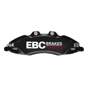 Picture of EBC Racing 17-22 Honda Civic Type-R (FK8) Black Apollo-6 Front Left Caliper