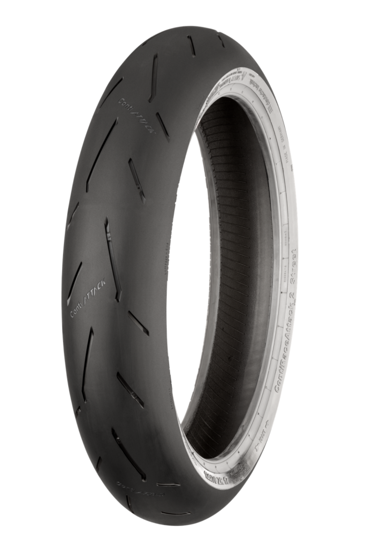 Picture of Continental ContiRaceAttack 2 Medium - 120/70 ZR17 M/C 58W TL Front