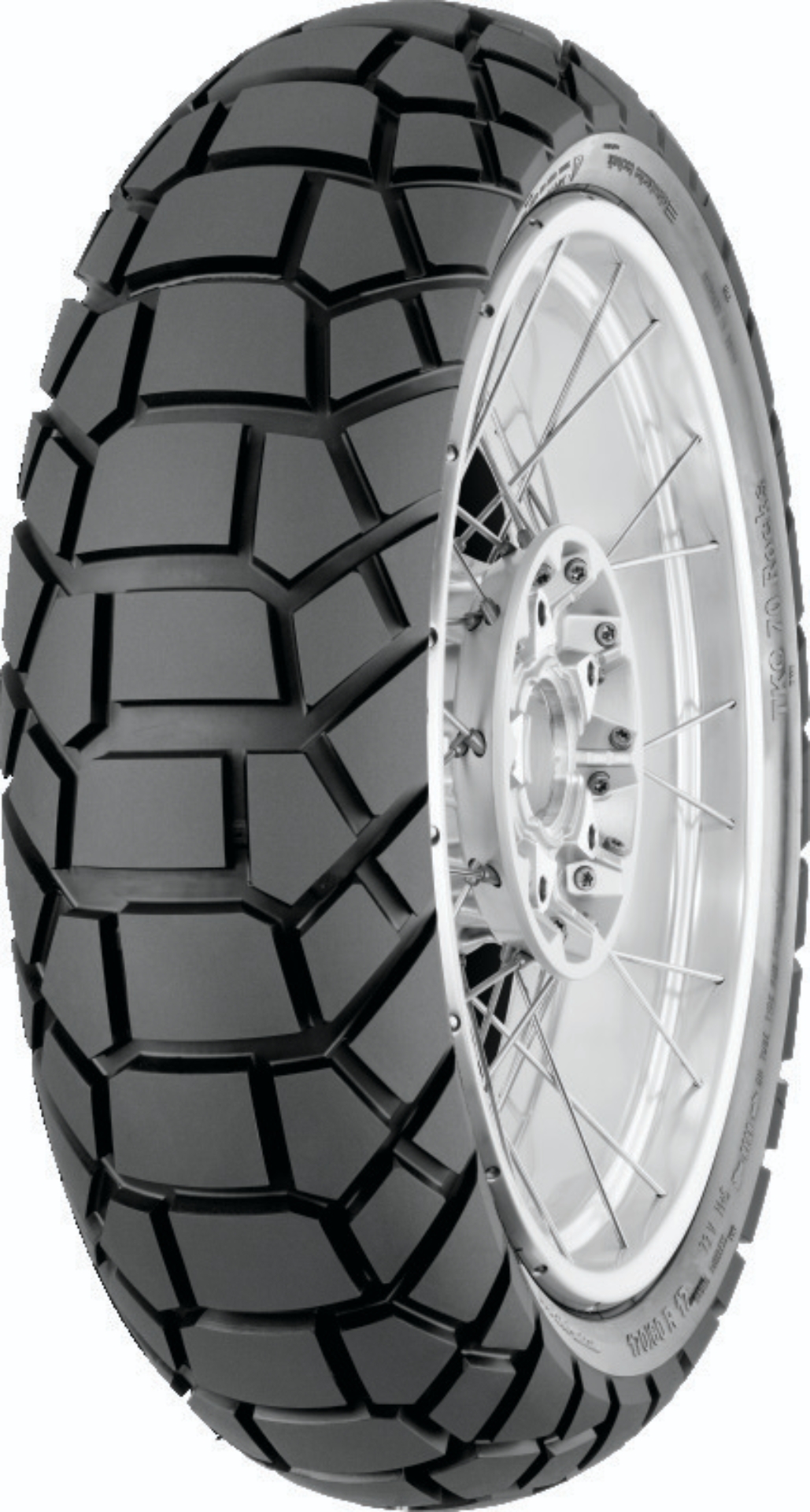 Picture of Continental TKC 70 Rocks - 130/80 R17 M/C 65S TL M+S Rear
