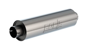 Picture of Borla Universal Muffler 6.75 X 24.00in LG. X 3.53 I.D. w/Nipples Notched, OAL 29.00in