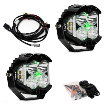 Picture of Baja Designs LP4 Pro Driving/Combo LED - Green Backlight (Pair)