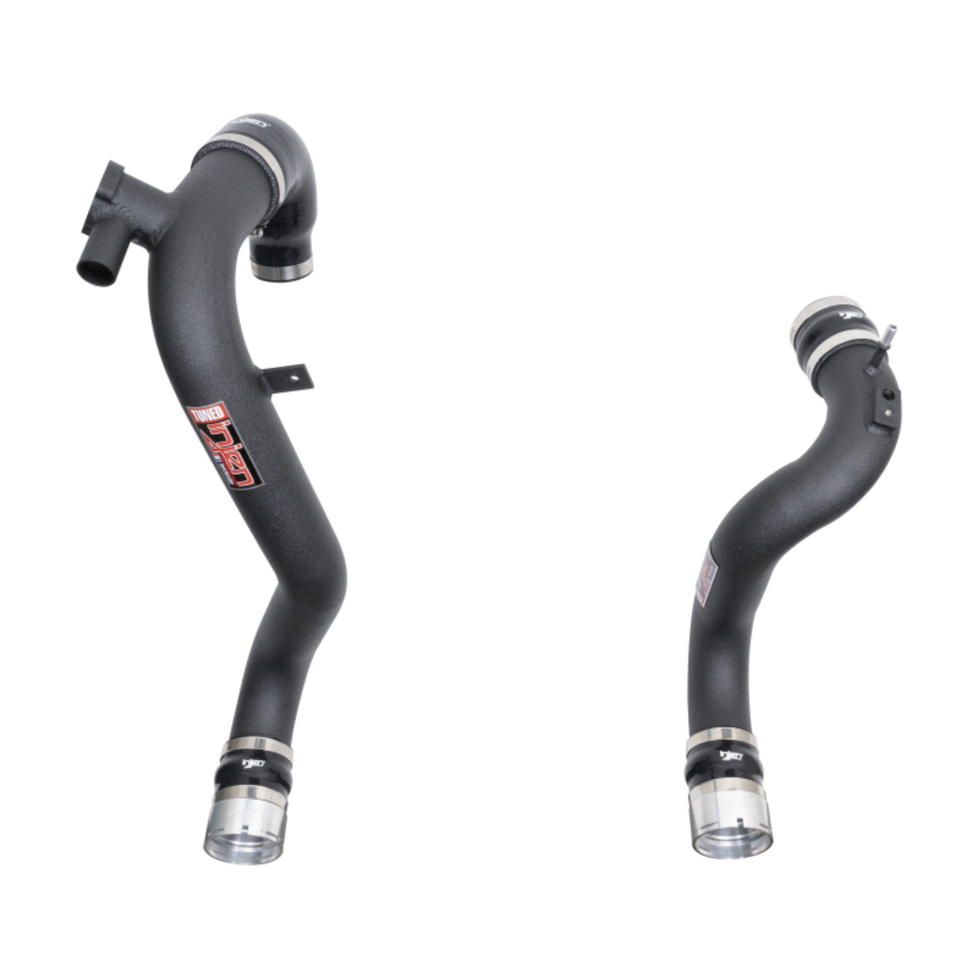 Picture of Injen 21-23 Ford Bronco L4-2.3L Turbo EcoBoost SES Intercooler Pipes Wrinkle Black