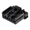 Picture of NAMZ AMP Multilock 6-Position Female Wire Plug Housing (HD 73156-96BK)