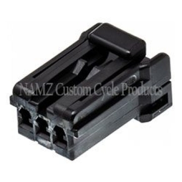 Picture of NAMZ AMP Multilock 3-Position Female Wire Plug Housing (HD 73153-96BK)