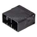 Picture of NAMZ AMP Multilock 12-Position Male Wire Cap Housing (HD 73112-96BK)